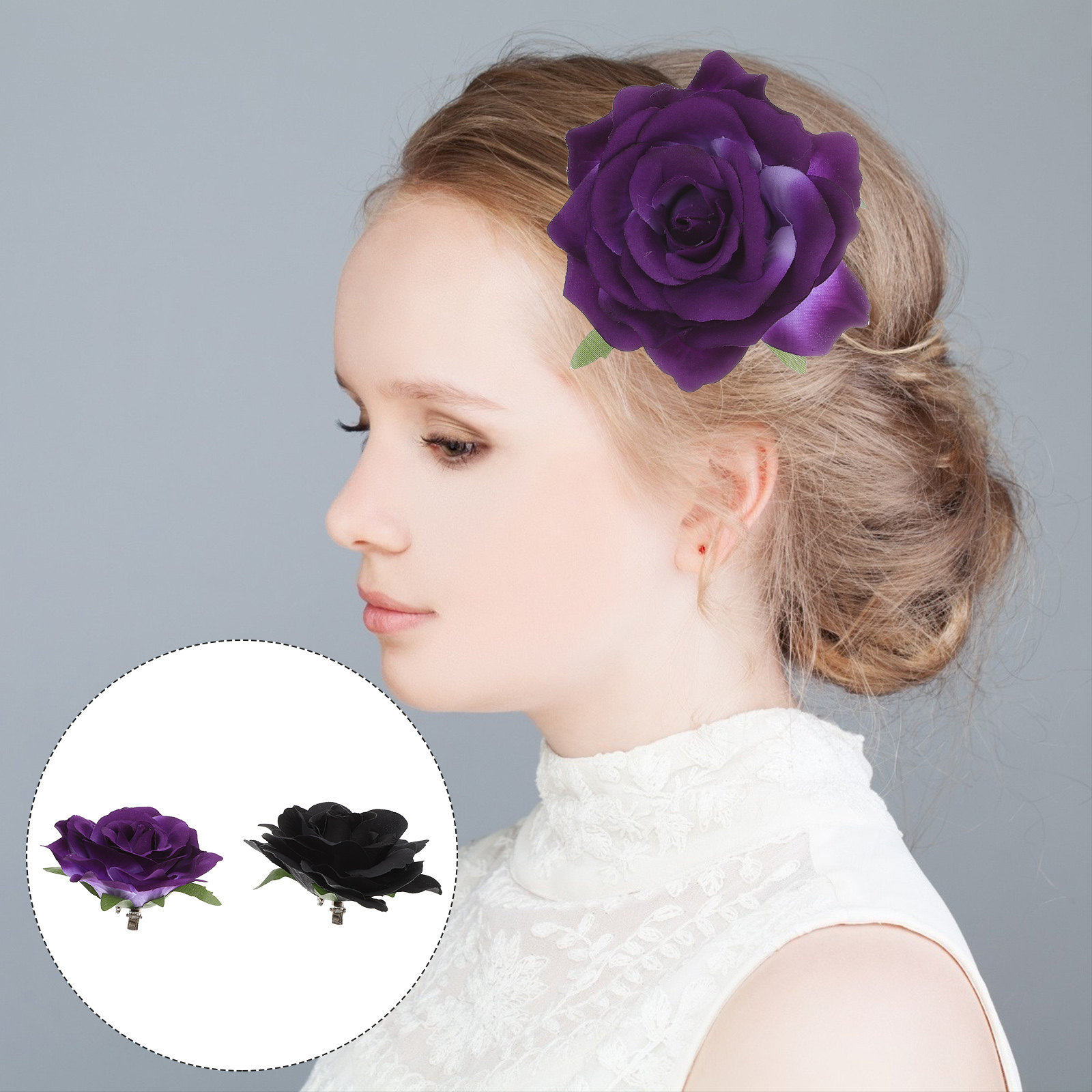 Unique Women'S Formal Wear - 12Pcs Unique Rose Shape Flower Brooch
