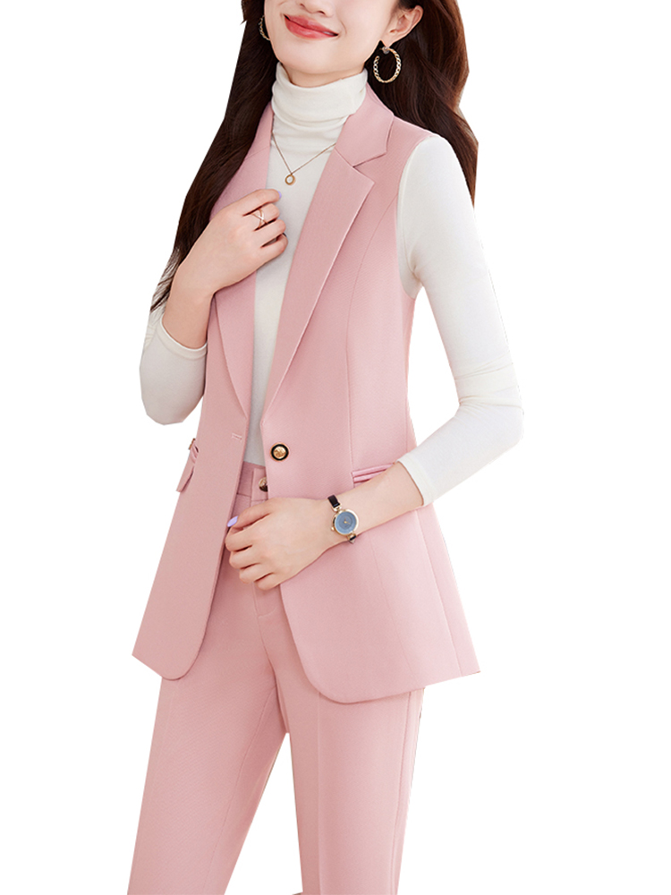 Women Formal Wear Black - White Khaki Pink Black Women Pant