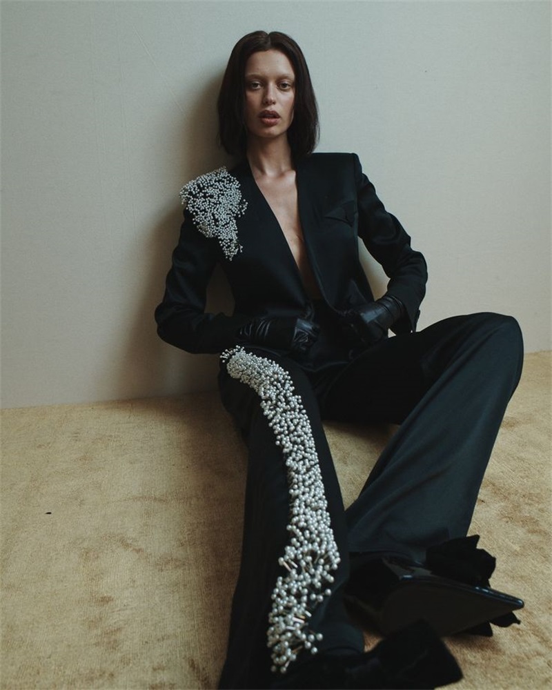 Black Women Office Suits Set P - огляд і ціна Women Formal Wear Black
