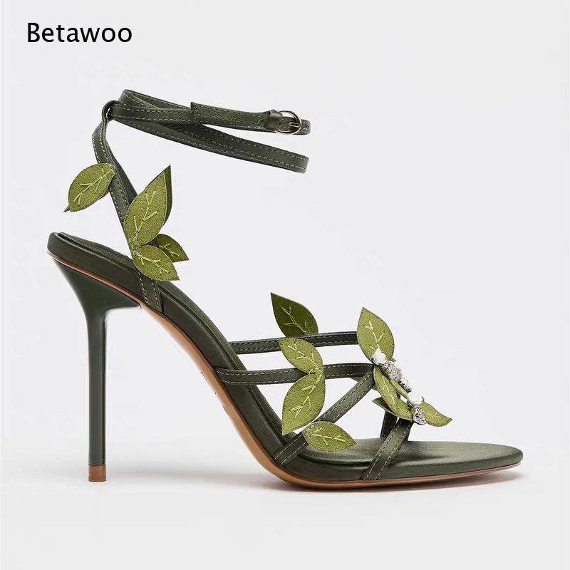 Dark Green Satin 3D Leaf Rhine - огляд і ціна Women Formal Wear For Wedding
