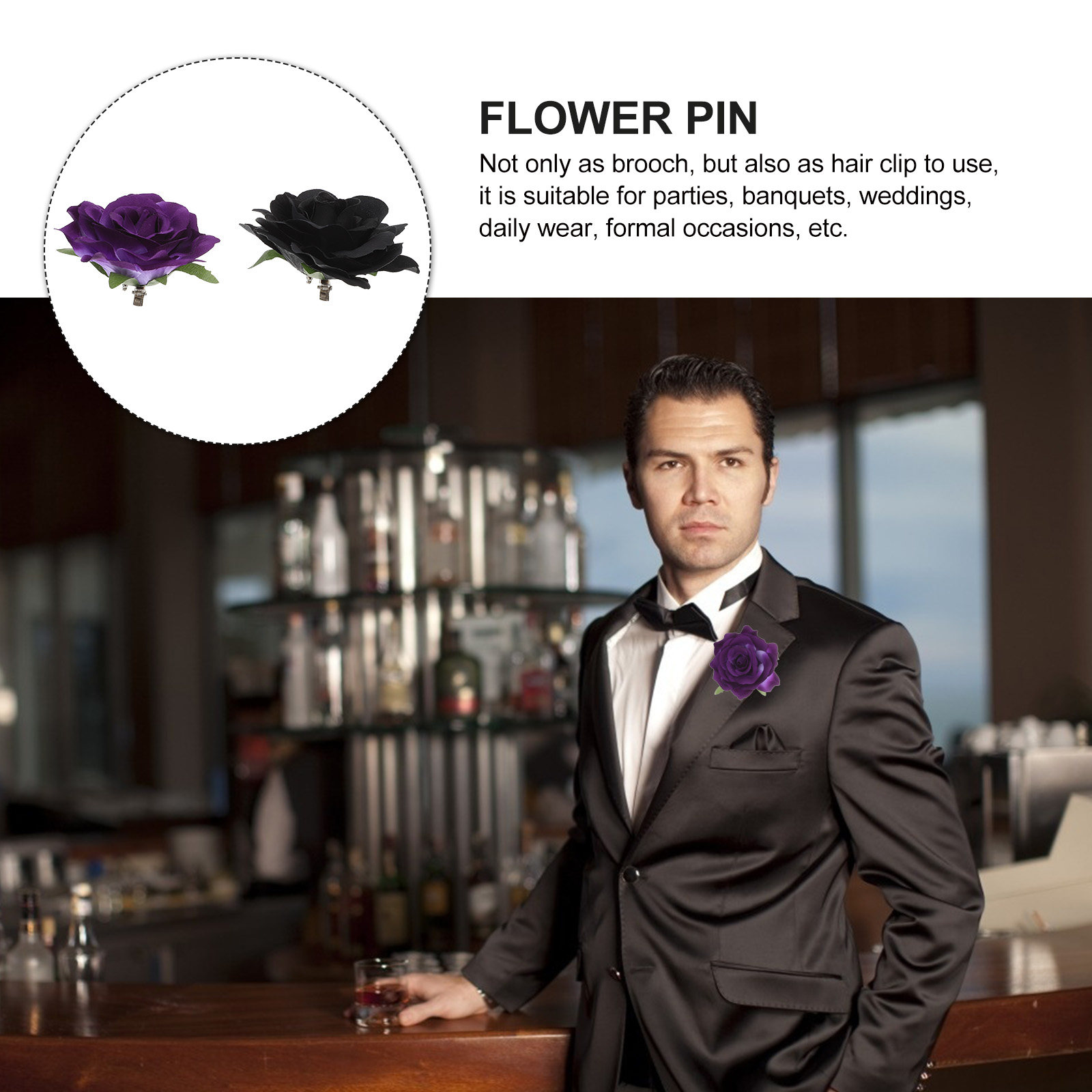 12Pcs Unique Rose Shape Flower - огляд і ціна Unique Women'S Formal Wear