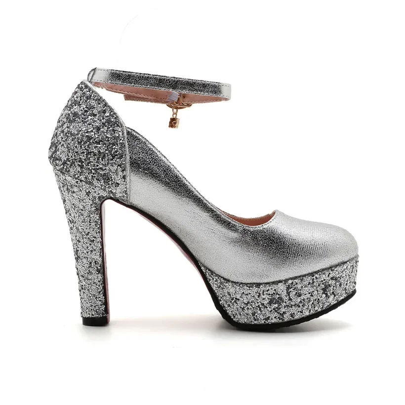 Silver Gold Women Platform Pum - огляд і ціна Women Formal Wear For Wedding