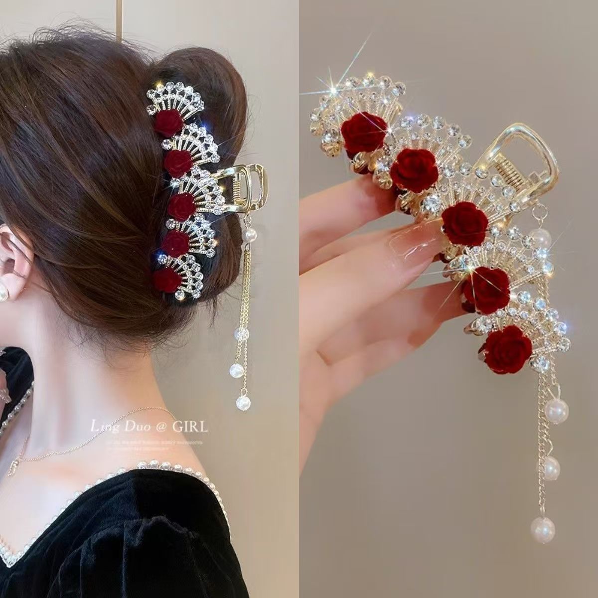Vintage Red Floral Rhinestone  - огляд і ціна High End Women'S Formal Wear